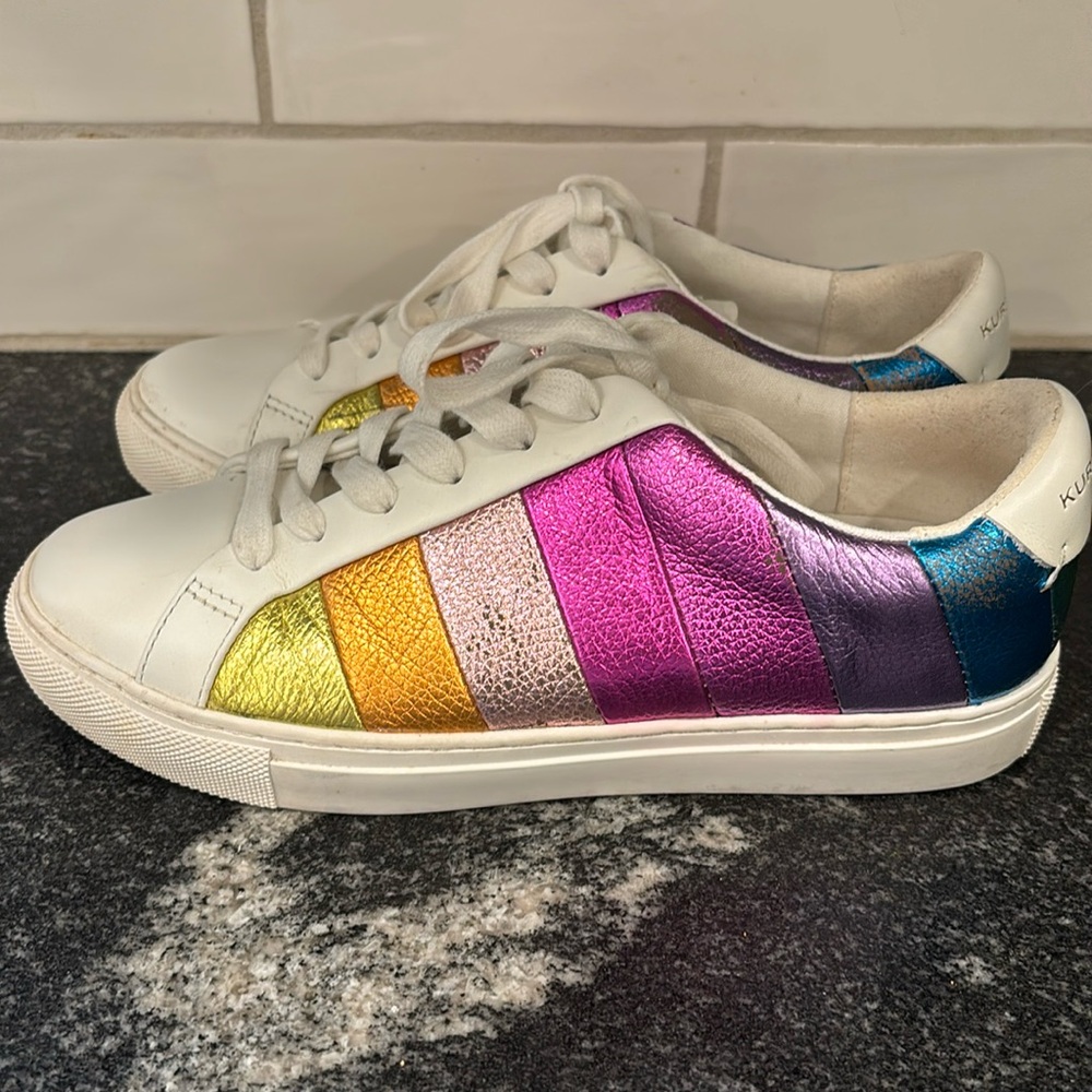 Kurt Geiger Multicolor Stripe Sneakers